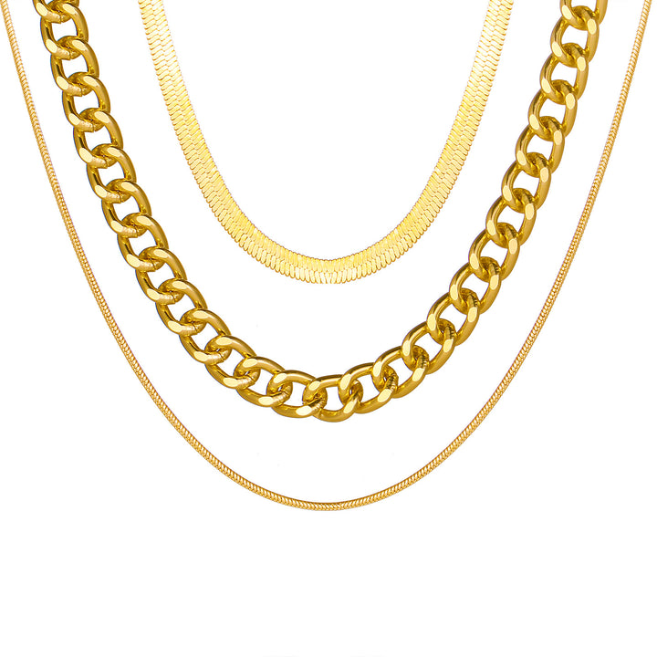 Multi-Layer Thick Chain Three-Layer Clavicle – Jewelry Gift Ideas — 1