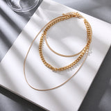 Multi-Layer Thick Chain Three-Layer Clavicle – Jewelry Gift Ideas — 3