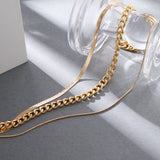 Multi-Layer Thick Chain Three-Layer Clavicle – Jewelry Gift Ideas — 4