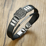 Road Mother Road Leather Bracelet Alloy Punk – Jewelry Gift Ideas — 5