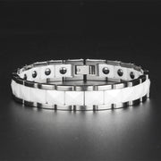 Ceramic and Stainless Steel Magnetic Bracelet – Jewelry Gift Ideas — 8