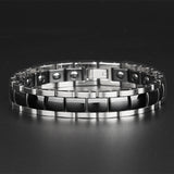 Ceramic and Stainless Steel Magnetic Bracelet – Jewelry Gift Ideas — 1