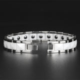 Ceramic and Stainless Steel Magnetic Bracelet – Jewelry Gift Ideas — 6
