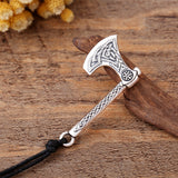 Norse Hammer Viking Axe Leather Multilayer – Jewelry Gift Ideas — 3