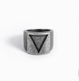 Alloy Viking Triangle Ring Retro Hammer Retro – Jewelry Gift Ideas — 7