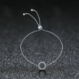 Simple And Simple Lady's Plain Silver Bracelet – Jewelry Gift Ideas — 2