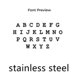 Women's Stainless Steel 26 Letter Earrings – Gifts for Her — 3