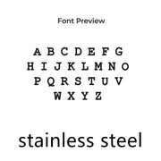 Women's Stainless Steel 26 Letter Earrings – Gifts for Her — 3
