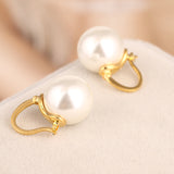 Fashion Explosion Single Pearl Ear Hoop Earring – Jewelry Gift Ideas — 4