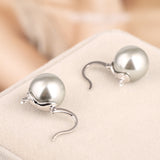 Fashion Explosion Single Pearl Ear Hoop Earring – Jewelry Gift Ideas — 3