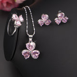 Clover Zircon Jewelry Set Women's Diamond Jewelry – Jewelry Gift Ideas — 3