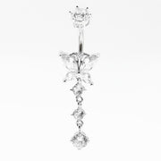 Zircon Butterfly Horse Eye Belly Button Nail – Beauty Gifts — 1