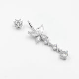 Zircon Butterfly Horse Eye Belly Button Nail – Beauty Gifts — 2