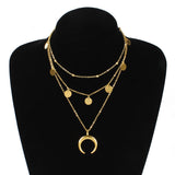 Women's Disc Pendant Multi-Layer Round Bead – Jewelry Gift Ideas — 1