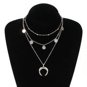 Women's Disc Pendant Multi-Layer Round Bead – Jewelry Gift Ideas — 5