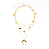 Women's Disc Pendant Multi-Layer Round Bead – Jewelry Gift Ideas — 4