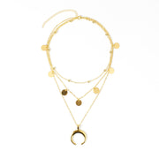 Women's Disc Pendant Multi-Layer Round Bead – Jewelry Gift Ideas — 4