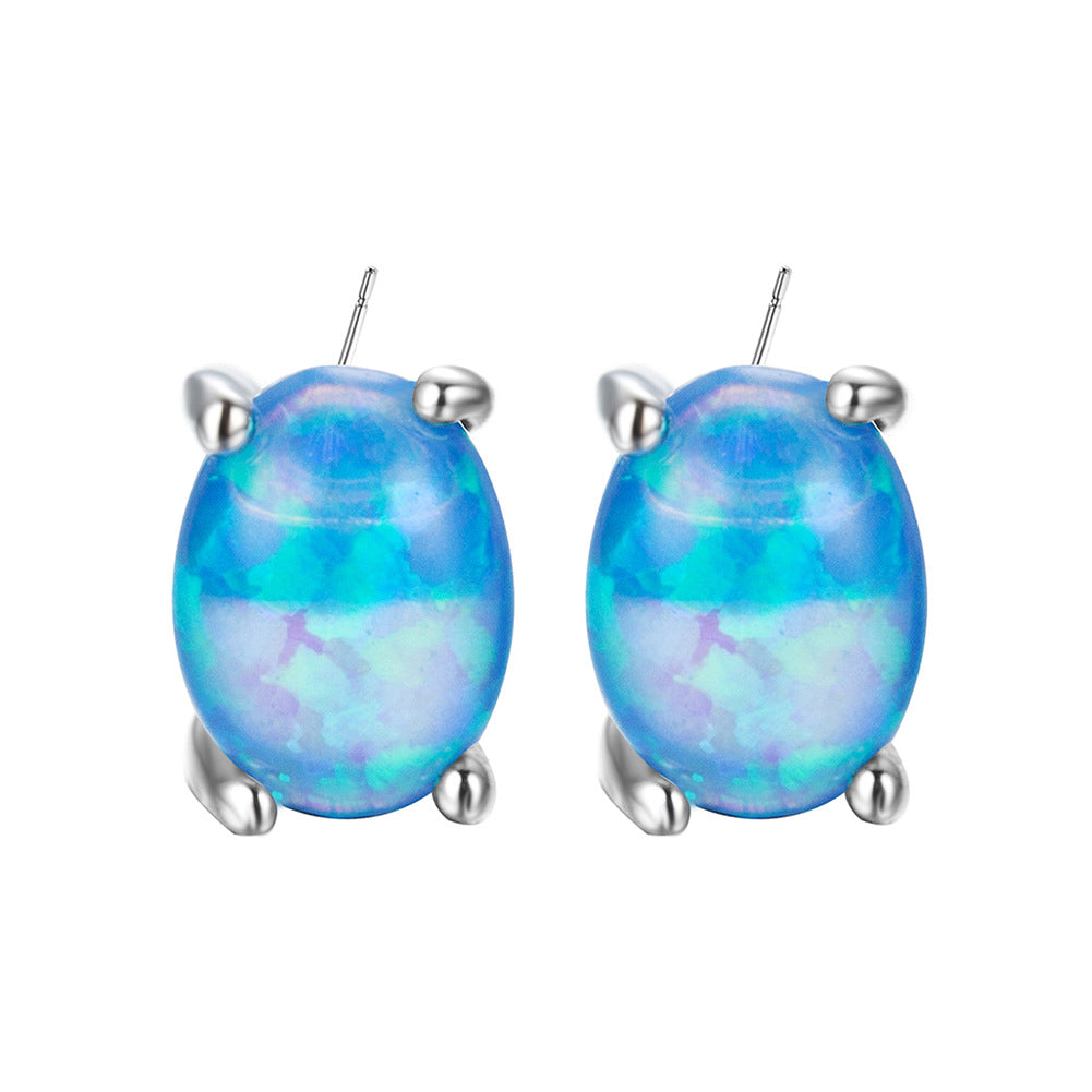 Earrings Studs Inlaid Zircon European And American – Stylish Gifts — 1