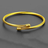 Simple Men's Bangle Bracelet Titanium Steel – Jewelry Gift Ideas — 2