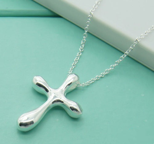 Silver Cross Pendant Necklace in stock – Jewelry Gift Ideas — 1