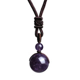 Hand-Woven Natural Stone Crystal Bead Necklace – Jewelry Gift Ideas — 4