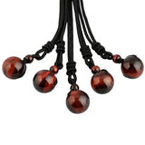 Hand-Woven Natural Stone Crystal Bead Necklace – Jewelry Gift Ideas — 13