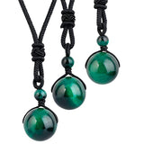 Hand-Woven Natural Stone Crystal Bead Necklace – Jewelry Gift Ideas — 7
