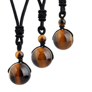 Hand-Woven Natural Stone Crystal Bead Necklace – Jewelry Gift Ideas — 8