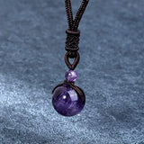 Hand-Woven Natural Stone Crystal Bead Necklace – Jewelry Gift Ideas — 16