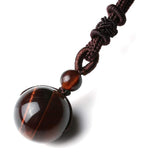 Hand-Woven Natural Stone Crystal Bead Necklace – Jewelry Gift Ideas — 3