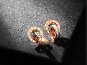 Titanium Steel Plated 18k Rose Gold Roman Double – Jewelry Gift Ideas — 2