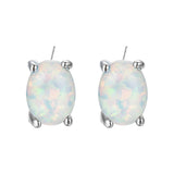 Opal Earrings Earrings With Zircon – Everyday Gifts — 1