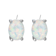 Opal Earrings Earrings With Zircon – Everyday Gifts — 1