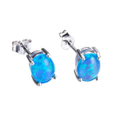 Opal Earrings Earrings With Zircon – Everyday Gifts — 4