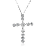 Creative Twist Diamond Cross Necklace Exquisite – Jewelry Gift Ideas — 2