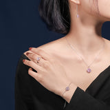 Small Fresh Zircon Four-Leaf Clover Necklace – Jewelry Gift Ideas — 7