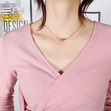 Women's Stainless Steel Knotted Rose Gold-plated – Jewelry Gift Ideas — 3