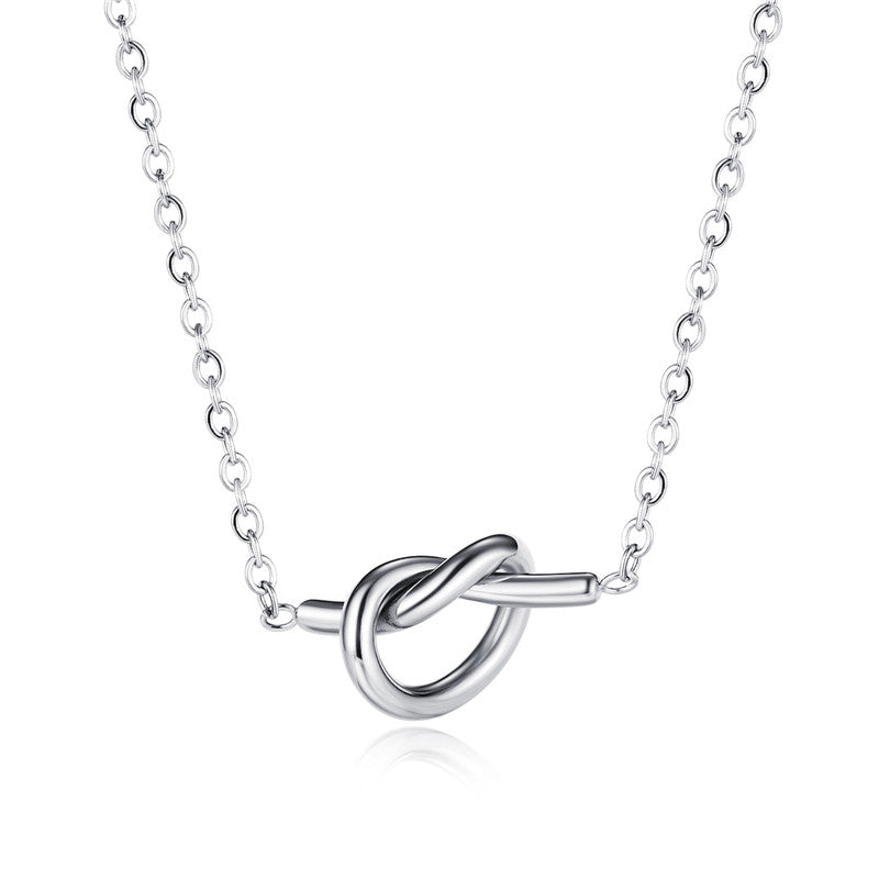 Women's Stainless Steel Knotted Rose Gold-plated – Jewelry Gift Ideas — 1