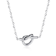 Women's Stainless Steel Knotted Rose Gold-plated – Jewelry Gift Ideas — 1