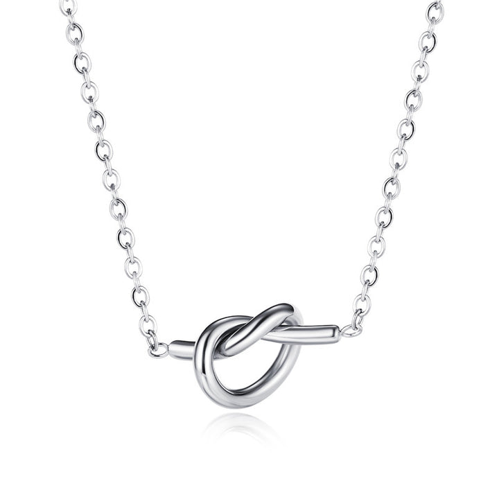 Women's Stainless Steel Knotted Rose Gold-plated – Jewelry Gift Ideas — 1