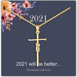 Number Necklace Golden Year Necklace Clavicle – Jewelry Gift Ideas — 1