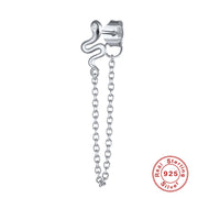 Single Tassel Earrings S925 Sterling Silver Lady's Ear – Stylish Gifts — 5