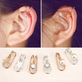Fashion Jewelry Pearl Stud U-Shaped Clip Without Ear – Stylish Gifts — 1