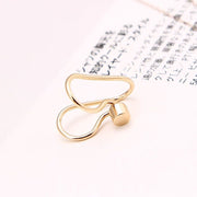 Fashion Jewelry Pearl Stud U-Shaped Clip Without Ear – Stylish Gifts — 4