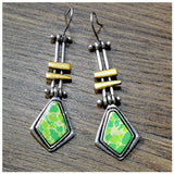 Women's Long Earrings With Turquoise High-End Earrings – Gifts for Her — 2