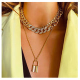 European And American Creative Alloy Lock Pendant – Jewelry Gift Ideas — 2