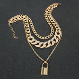 European And American Creative Alloy Lock Pendant – Jewelry Gift Ideas — 1