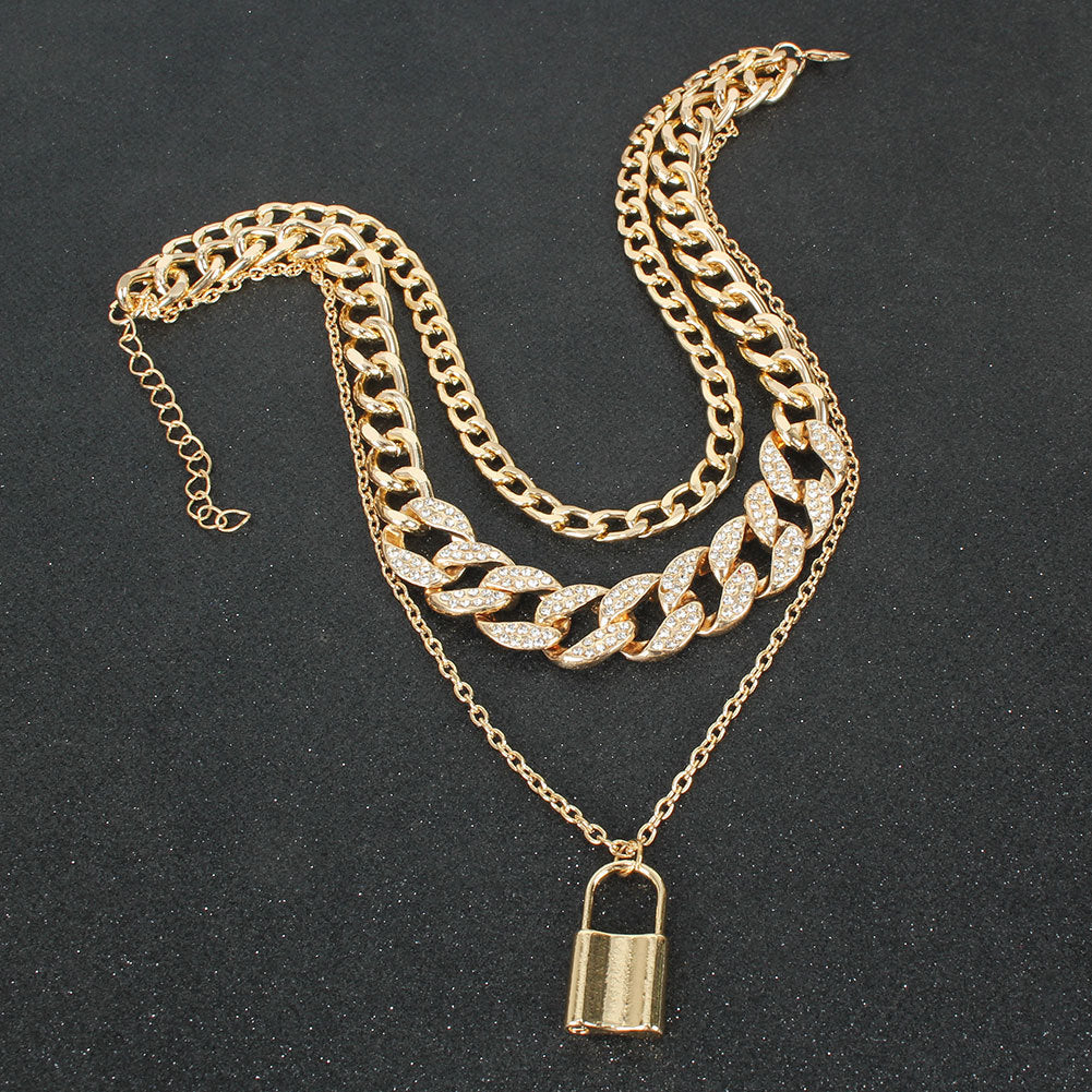 European And American Creative Alloy Lock Pendant – Jewelry Gift Ideas — 1