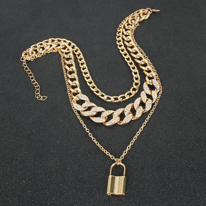 European And American Creative Alloy Lock Pendant – Jewelry Gift Ideas — 1