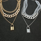 European And American Creative Alloy Lock Pendant – Jewelry Gift Ideas — 9